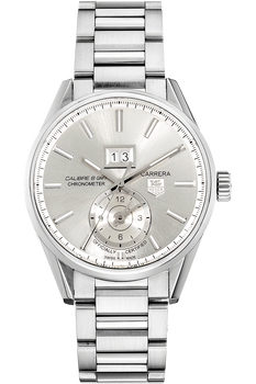 Carrera Calibre 8 GMT Stainless Steel Automatic