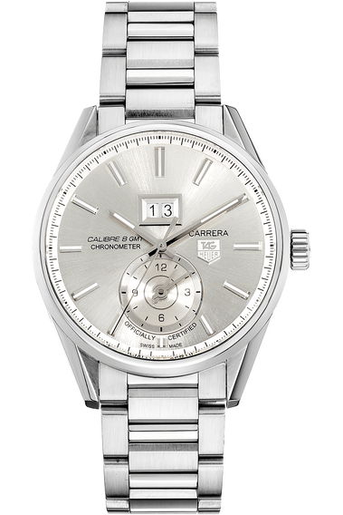 Carrera Calibre 8 GMT Stainless Steel Automatic