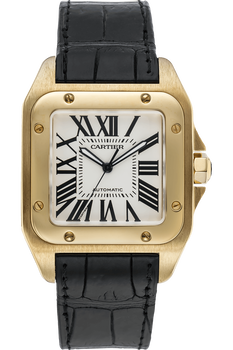 Santos 100 Yellow Gold Automatic