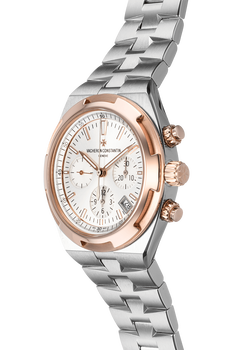 Overseas Rose Gold and Stainless Steel Automatic