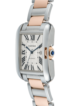 Tank Anglaise XL Rose Gold and Stainless Steel Automatic