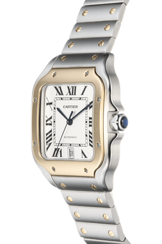 Santos Yellow Gold and Stainless Steel Automatic