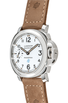 Pre Owned Panerai Luminor Marina Logo Stainless Steel Manual