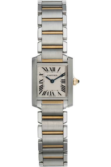 Tank Francaise Yellow Gold and Stainless Steel Quartz