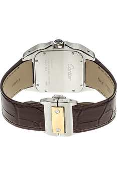 Santos 100 Yellow Gold and Stainless Steel Automatic