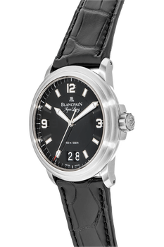 Leman Aqua Lung Large Date Stainless Steel Automatic