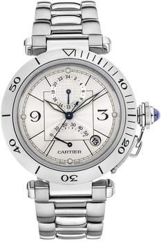 Pasha GMT Power Reserve Stainless Steel Automatic