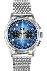 Heritage Bicompax Bucherer Blue Edition Stainless Steel Automatic