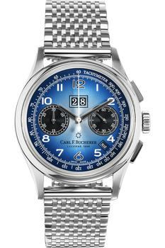 Heritage Bicompax Bucherer Blue Edition Stainless Steel Automatic