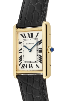Tank Solo Yellow Gold and Stainless Steel Quartz