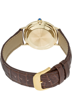 Round Circa 1950s Yellow Gold Manual