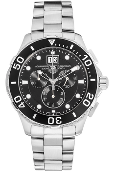 Aquaracer Big Date Chronograph Stainless Steel Quartz