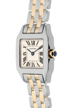 Santos Demoiselle Yellow Gold and Stainless Steel Quartz