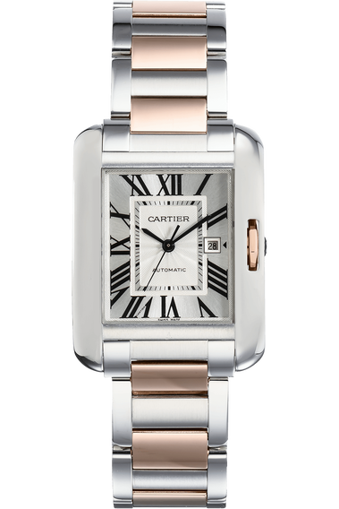 Tank Anglaise Rose Gold and Stainless Steel Automatic