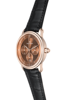 Villeret Single Pusher Chronograph Rose Gold Automatic