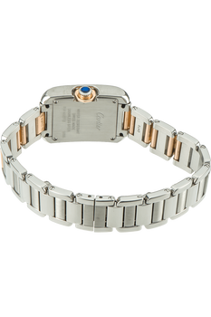 Tank Anglaise Rose Gold and Stainless Steel Quartz
