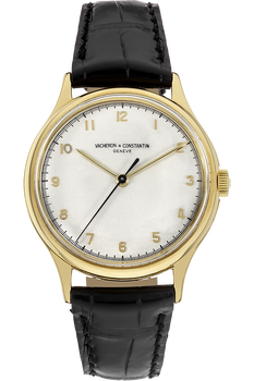 Vintage Round Circa 1940s Yellow Gold Manual