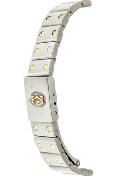 Santos Galbee Yellow Gold and Stainless Steel Quartz