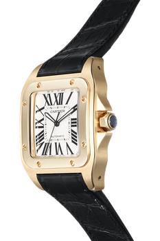 Santos 100 Yellow Gold Automatic