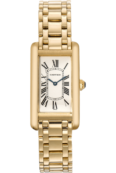 18k Yellow Cartier Tank Solo Watch Women's Cartier Tank Solo