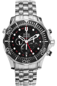 Seamaster Diver Co-Axial GMT Chronograph Stainless Steel Automatic