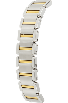 Tank Francaise Yellow Gold and Stainless Steel Quartz