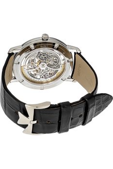 Traditionnelle Openworked White Gold Automatic