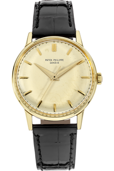 Calatrava Reference 3411 Circa 1950s Yellow Gold Manual