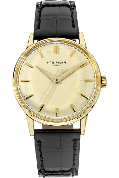 Calatrava Reference 3411 Circa 1950s Yellow Gold Manual