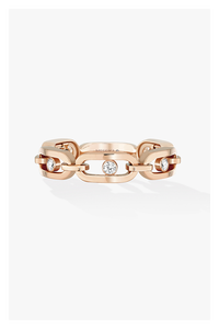 Move Link Multi Ring in Pink Gold Size 54