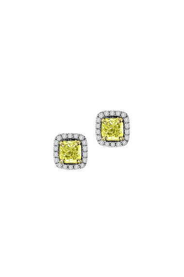 Center of My Universe Cushion Halo Earrings &#40;1.26 ct&#41;
