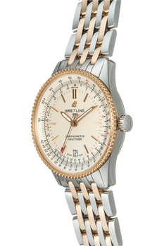 Navitimer 38 Rose Gold and Stainless Steel Automatic