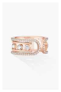 Move 10th Ring in Pink Gold Size 54