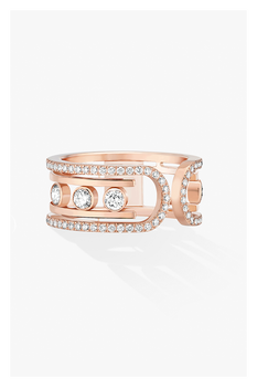 Move 10th Ring in Pink Gold Size 54