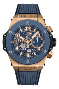 Big Bang Unico King Gold Blue Ceramic