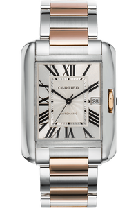 Tank Anglaise XL Rose Gold and Stainless Steel Automatic