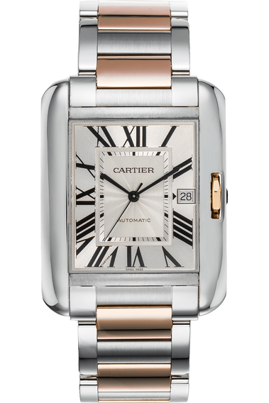 Tank Anglaise XL Rose Gold and Stainless Steel Automatic