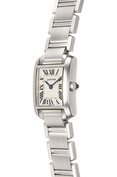 Tank Francaise White Gold Quartz