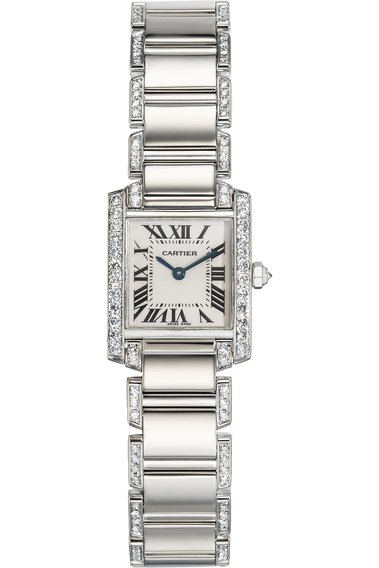 Tank Francaise White Gold Quartz