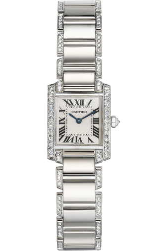 Tank Francaise White Gold Quartz