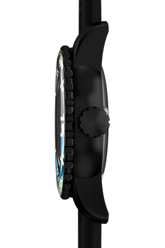 44mm 3-Hand Black IP