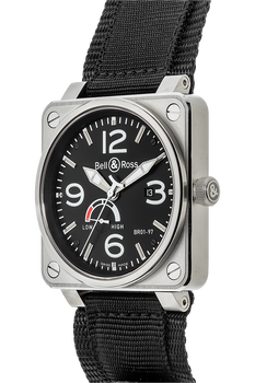 BR 01 Power Reserve Stainless Steel Automatic