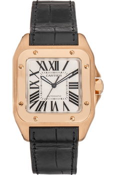Santos 100 Rose Gold Automatic