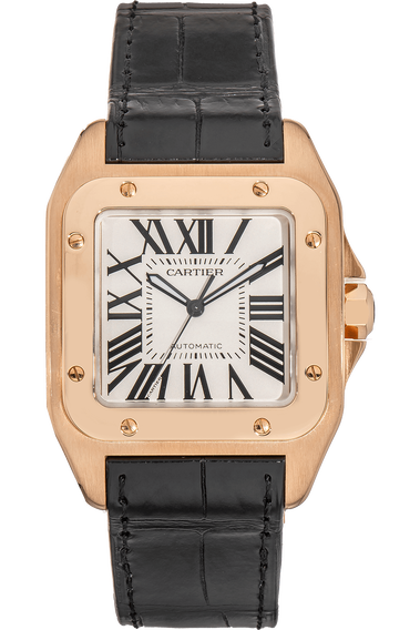 Santos 100 Rose Gold Automatic