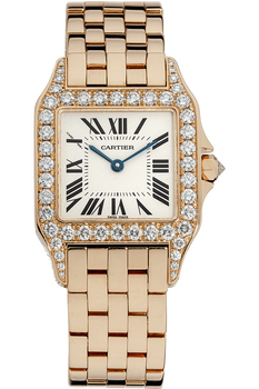 Santos Demoiselle Rose Gold Quartz