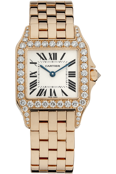 Santos Demoiselle Rose Gold Quartz