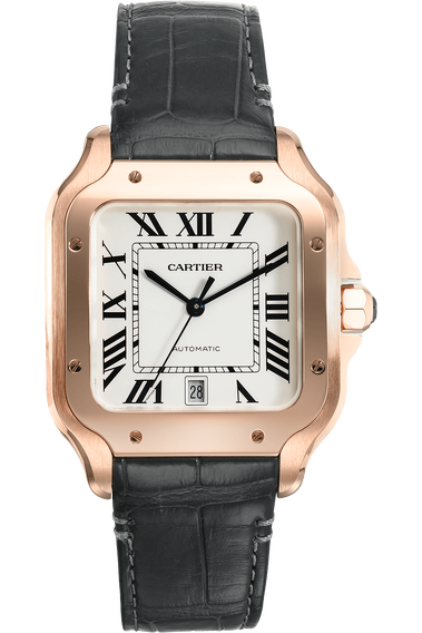 Pre Owned Cartier Santos de Cartier Rose Gold Automatic