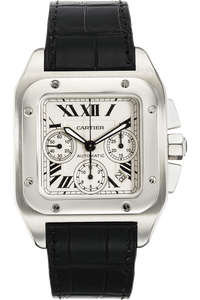 Santos 100 Chronograph Stainless Steel Automatic