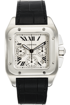 Santos 100 Chronograph Stainless Steel Automatic