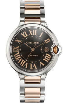 Ballon Bleu Rose Gold and Stainless Steel Automatic